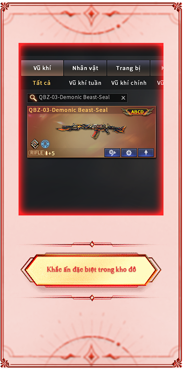 QBZ-03-Knife Demonic Beast - hình ảnh 8